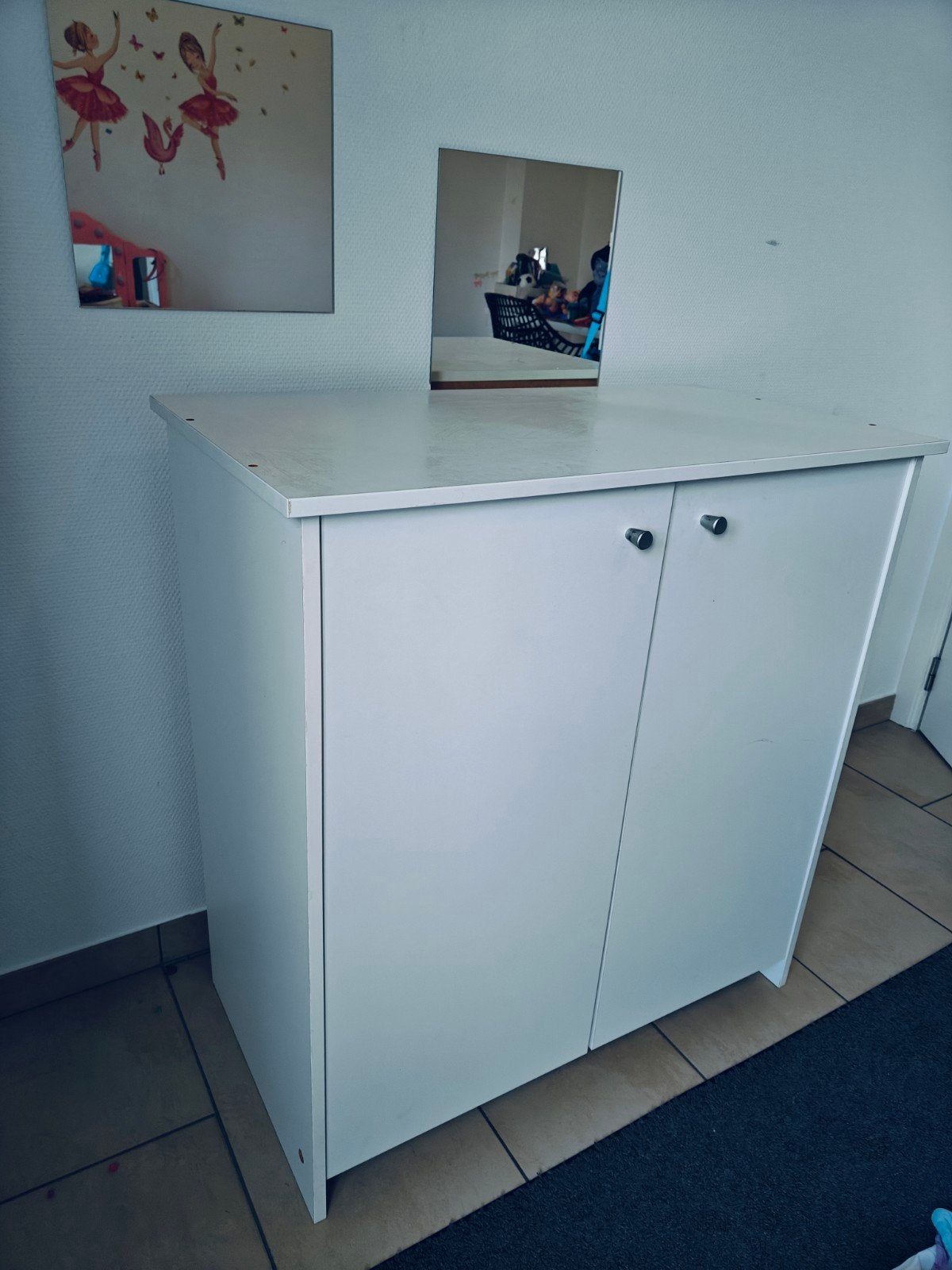 witte kleerkast voor baby/kind, Ophalen