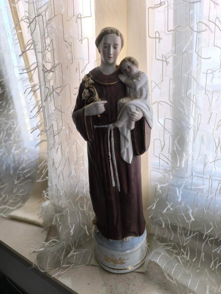Statue religieuse saint Antoine, Antiquités & Art
