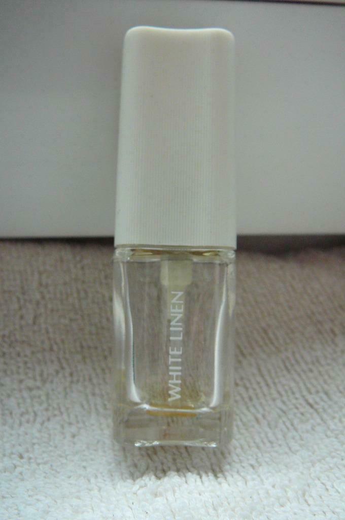 oud mini flesje White Linen Estée Lauder parfum spray, Verzamelen, Verzenden, Gebruikt, Miniatuur