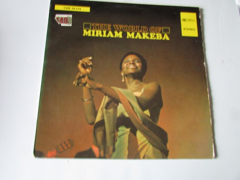 MIRIAM MAKEBA, THE WORLD OF, LP, Ophalen of Verzenden, Gebruikt, 12 inch