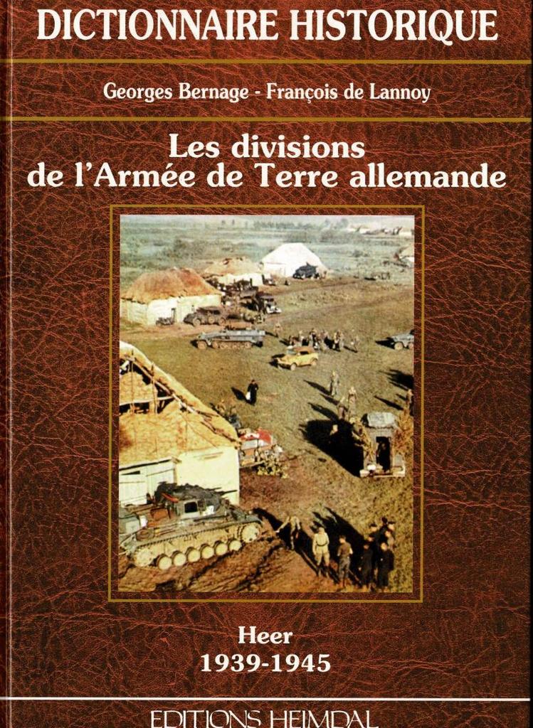 Les divisions de l'Armée de Terre allemande. Heer 1939-1945, Enlèvement ou Envoi, Utilisé