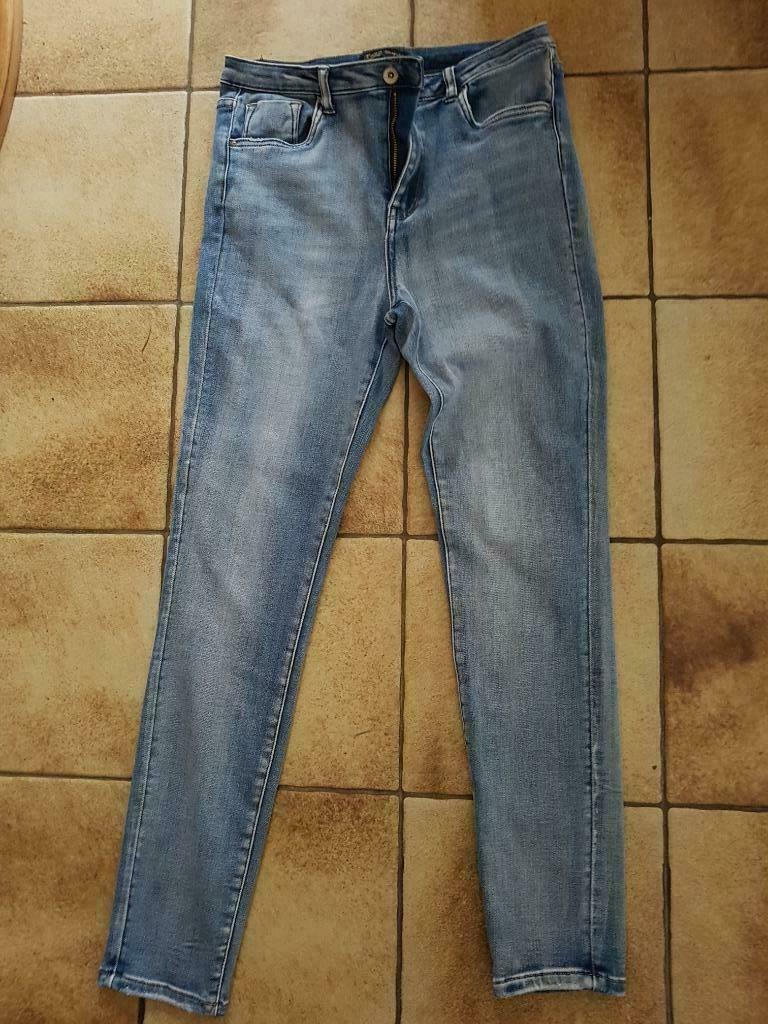 broek 42, Enlèvement ou Envoi, Porté, Taille 42/44 (L), Bleu