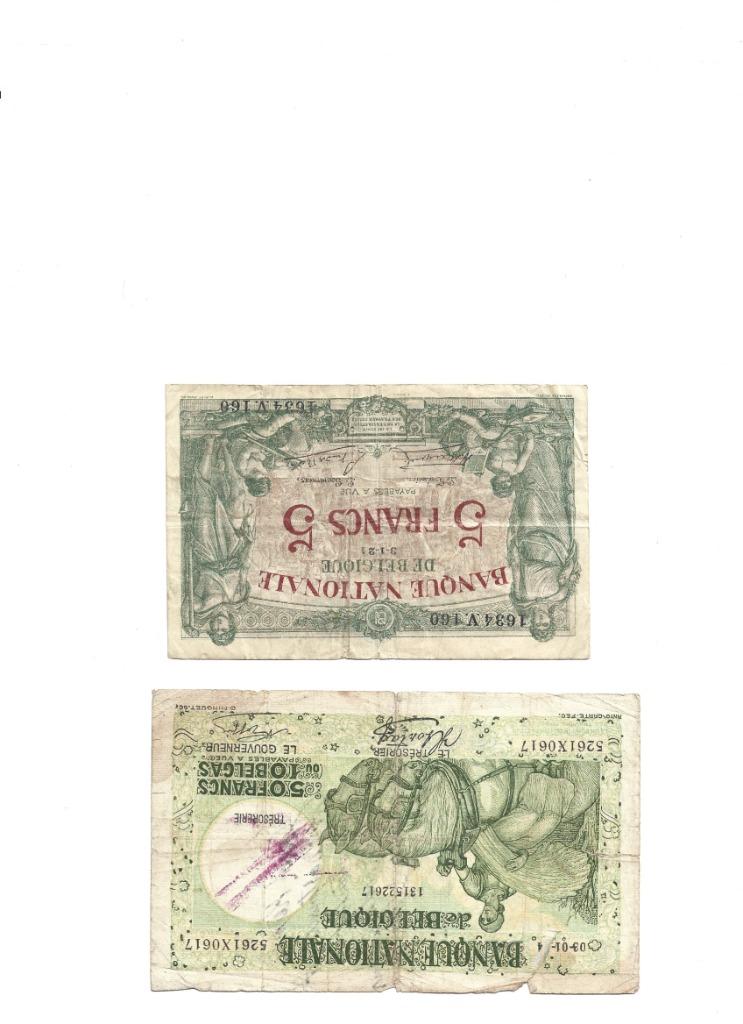 billets belge, Collections, Enlèvement ou Envoi, Utilisé