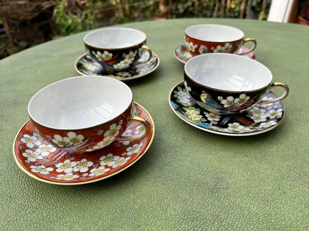 4 tasses à thé, Enlèvement ou Envoi