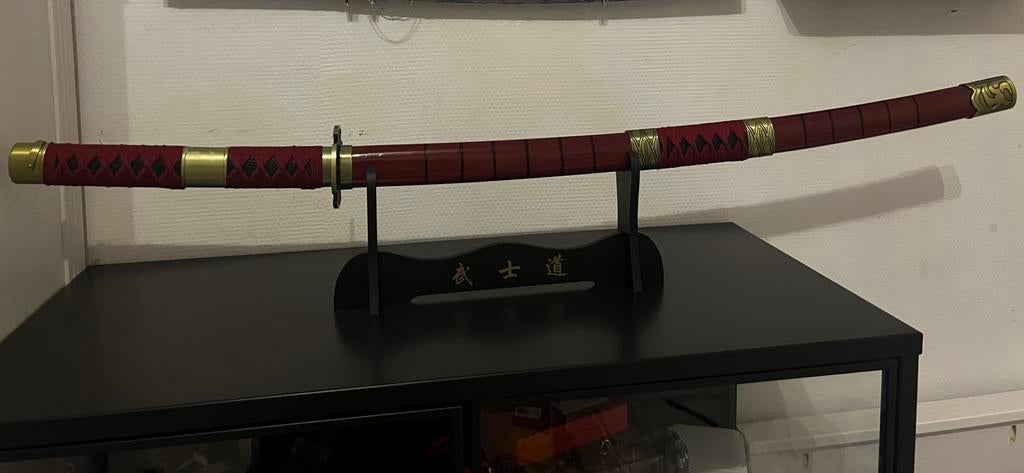 One piece zoro katana: sendai kitetsu, Verzamelen, Militaria | Algemeen, Landmacht, Vlag of Vaandel, Ophalen