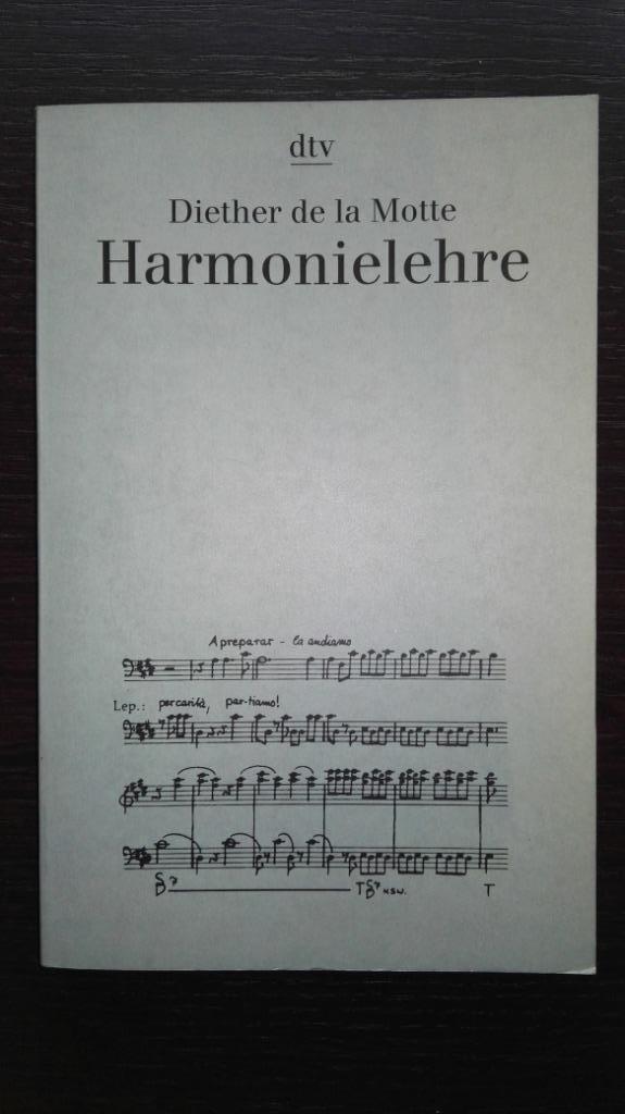 Diether de la Motte - Harmonielehre - harmonieleer, Enlèvement ou Envoi