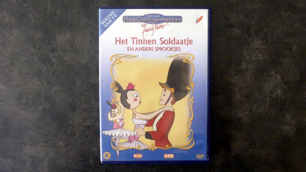 DVD Het tinnen soldaatje en andere sprookjes, Alle leeftijden, Ophalen of Verzenden, Gebruikt, Tekenfilm