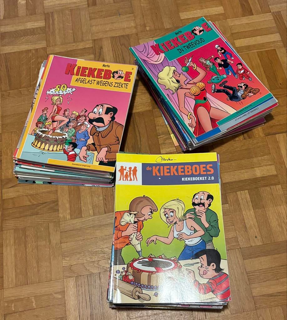 Kiekeboe, Meerdere stripboeken, Ophalen of Verzenden, Gelezen, Merho - kiekeboe