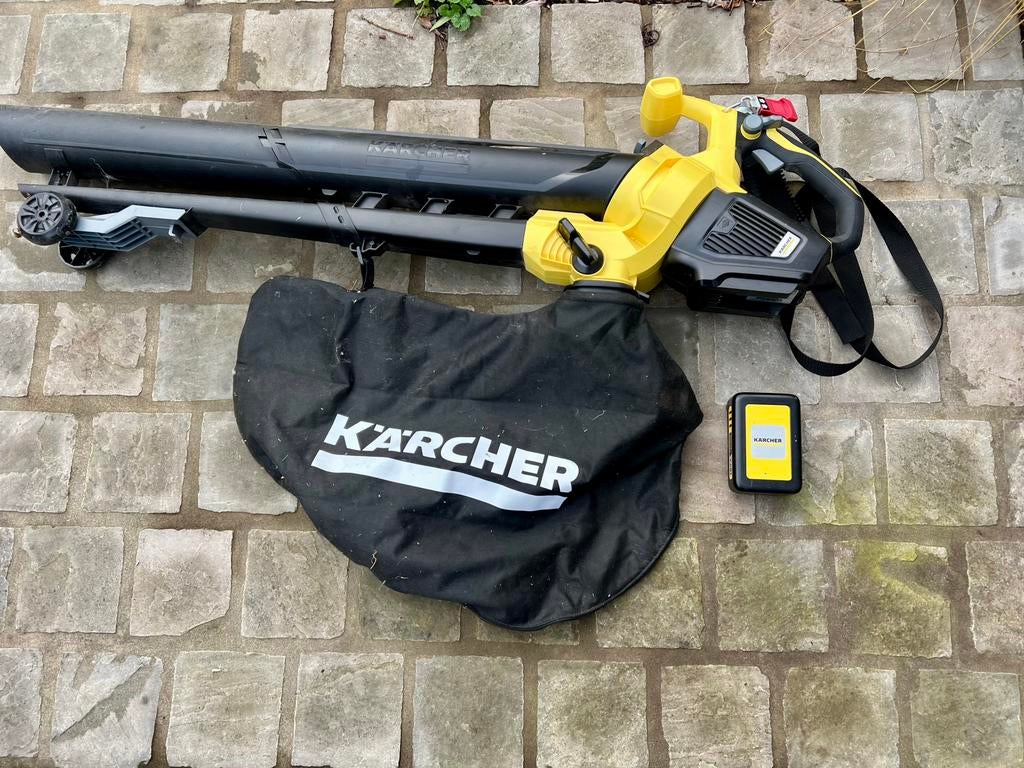 Kärcher BLV 18-200 inclusief batterij, Tuin en Terras, Bladblazers, Ophalen, Ruggedragen, Zo goed als nieuw, KARCHER
