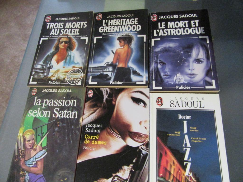 E 6 romans de Jacques Sadoul J'ai Lu, Livres, Romans, Utilisé, Enlèvement