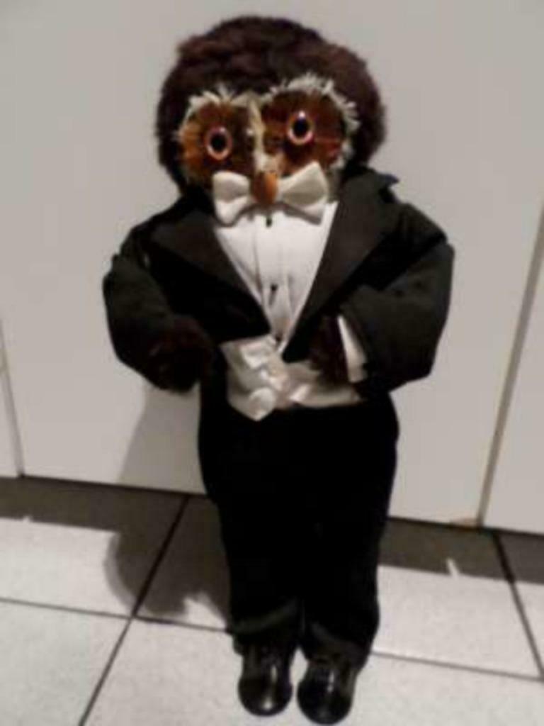 uil pop of knuffel van 40 cm, Ophalen of Verzenden, Gebruikt