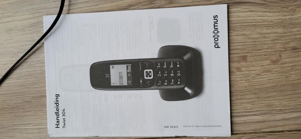 Twist 304 hand telefoon  in goede staat, Enlèvement ou Envoi