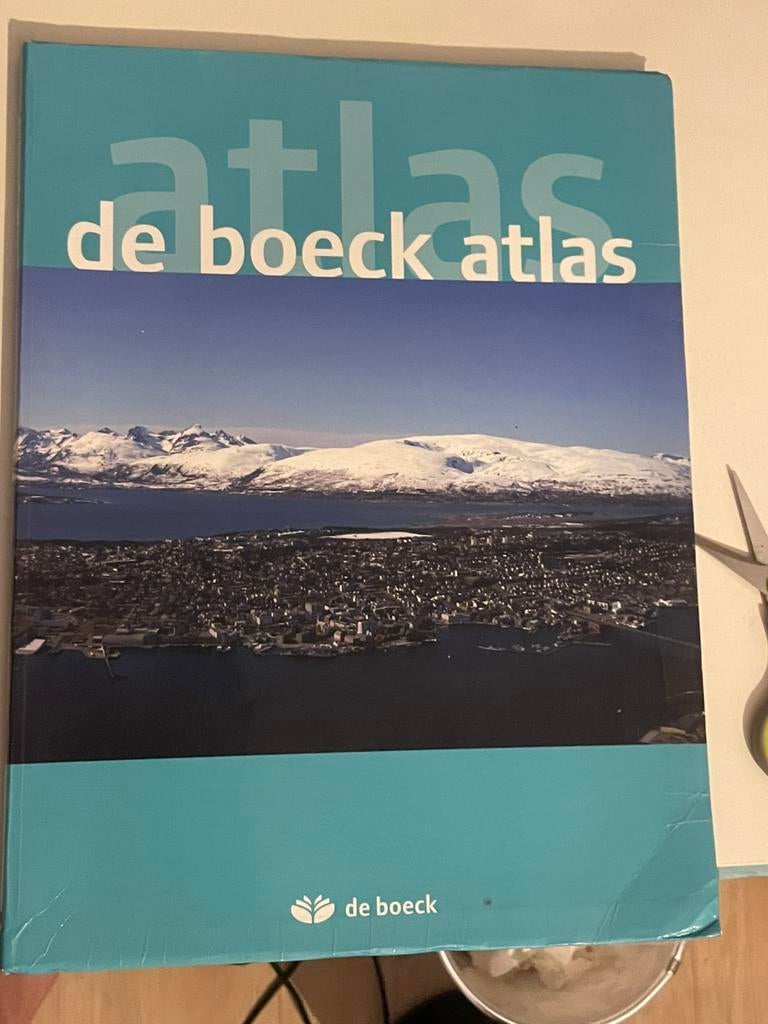 Boeck atlas soft cover, Boeken, Schoolboeken, Ophalen, Overige niveaus, Aardrijkskunde, De Boeck