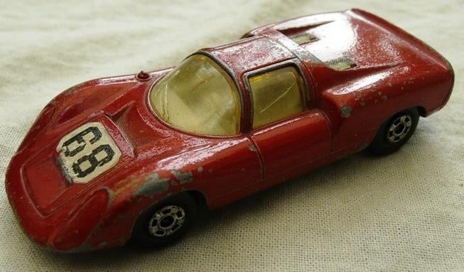 Modelauto Matchbox, 1:55, No.68 - Porsche 910, 1970-1974.(1), Hobby en Vrije tijd, Modelauto's | Overige schalen, Ophalen of Verzenden