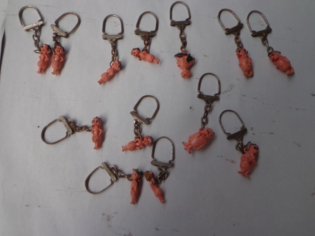 Flintstone sleutelhangers, Ophalen of Verzenden, Overige figuren, Zo goed als nieuw, Beeldje of Figuurtje