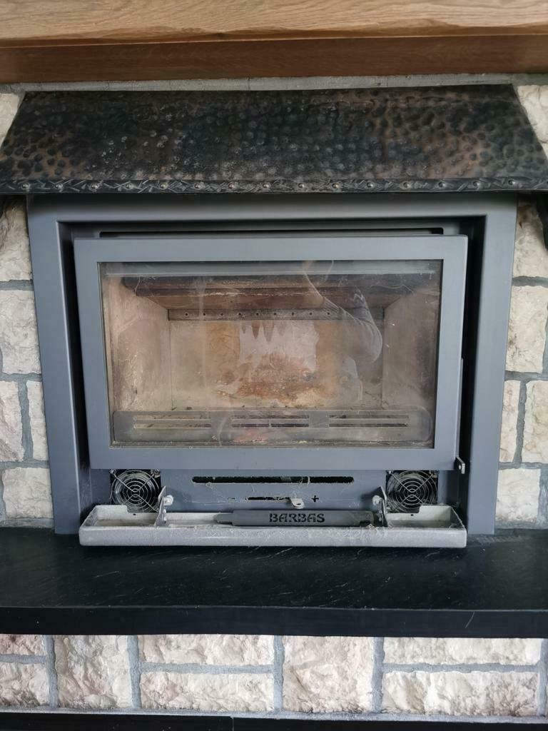 Barbas kachel, Ophalen, Houtkachel, Zo goed als nieuw, Inbouw