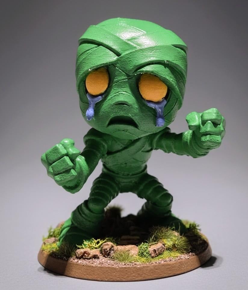 Figurine Amumu - League of Legends - Fait Main (13cm), Enlèvement ou Envoi, Neuf, Plus grand que 1:35, Personnage ou Figurines