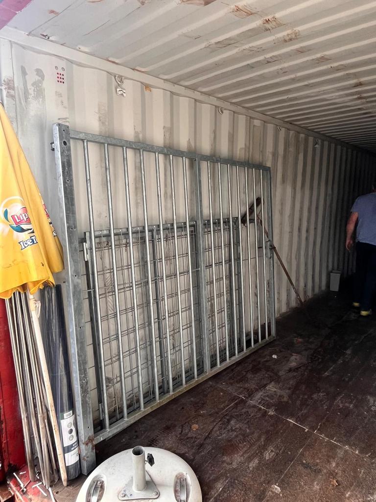 Gegalvaniseerd poort MOET ZEER DRINGEND WEG!, Enlèvement, Comme neuf