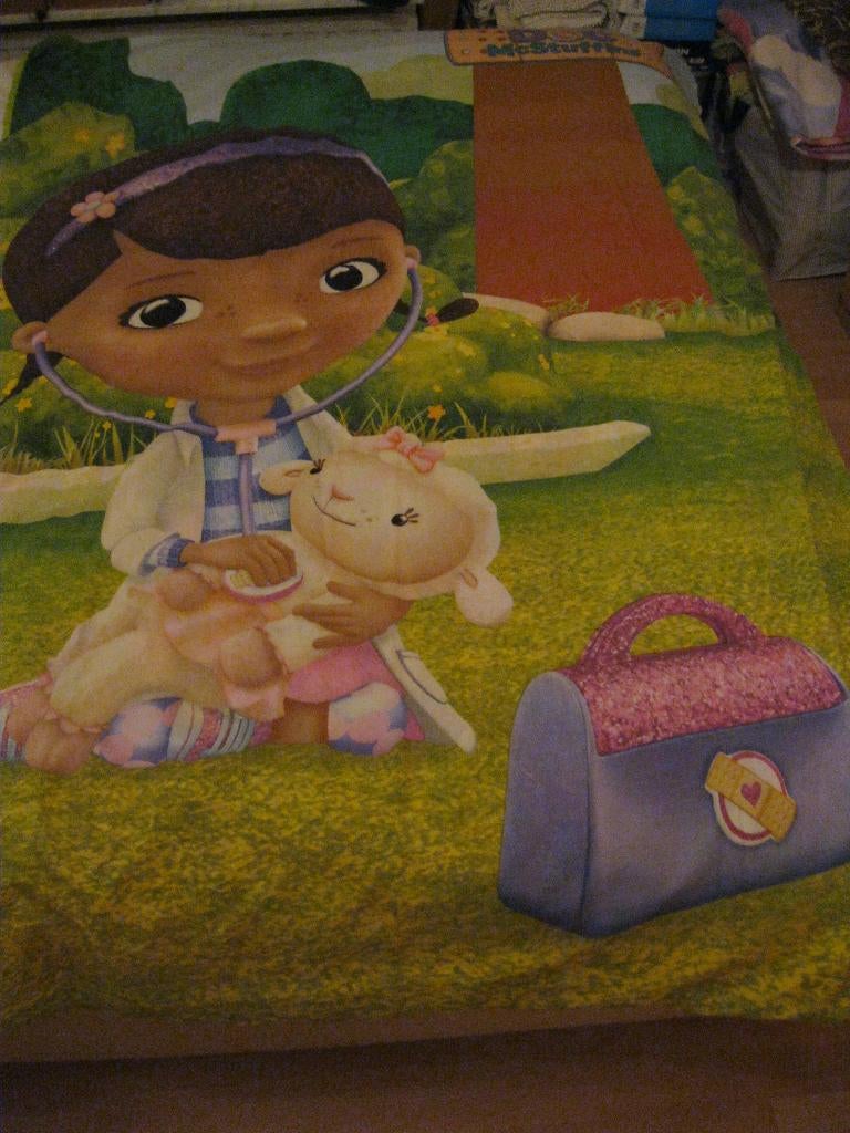 Housse de couette 1 personne Docteur la Peluche, Enlèvement ou Envoi, Autres couleurs, Housse de couette, Comme neuf