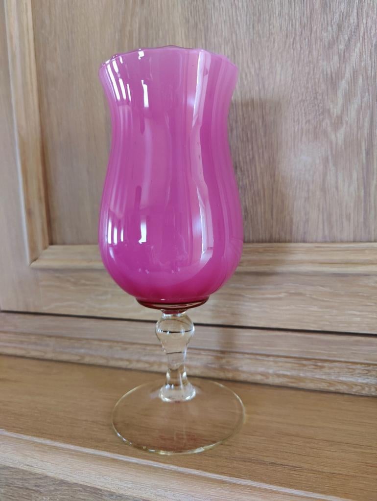 Vintage vaas "opaline rose", Ophalen