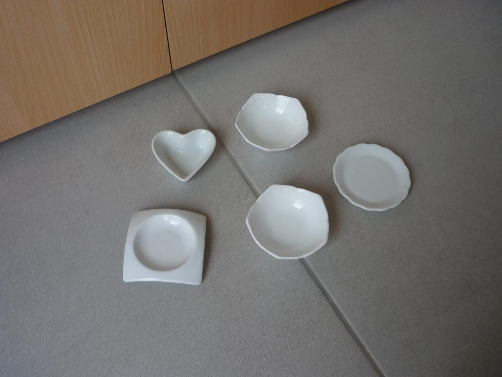5 witte porseleinen aperoschaaltjes snack tapas schalen, Ophalen of Verzenden