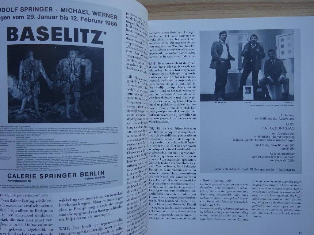 De metropool herontdekt, schilderkunst in Berlijn, 1984, Ophalen of Verzenden, Gelezen, Schilder- en Tekenkunst