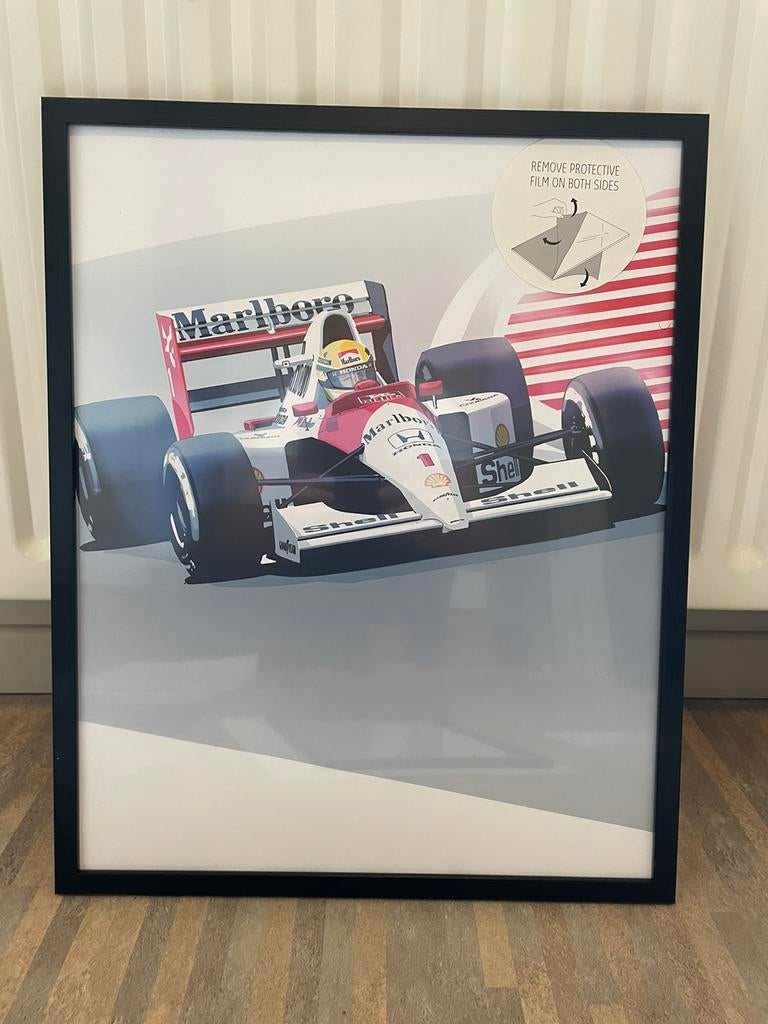 Motorsport print McLaren Honda Senna, Enlèvement, Neuf