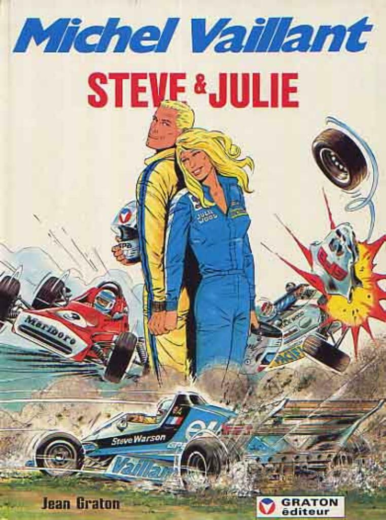 Michel Vaillant,Steve et Julie,Première édition, Une BD, Enlèvement ou Envoi, Utilisé