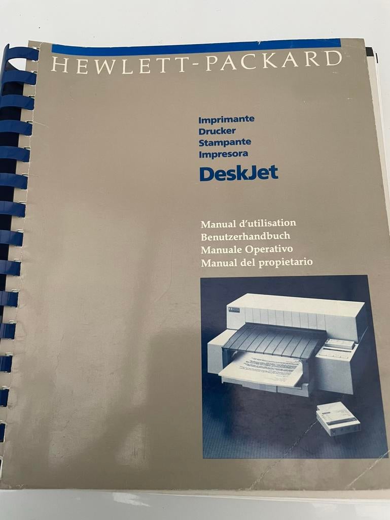 HP deskjet printer manual handleiding, Ophalen