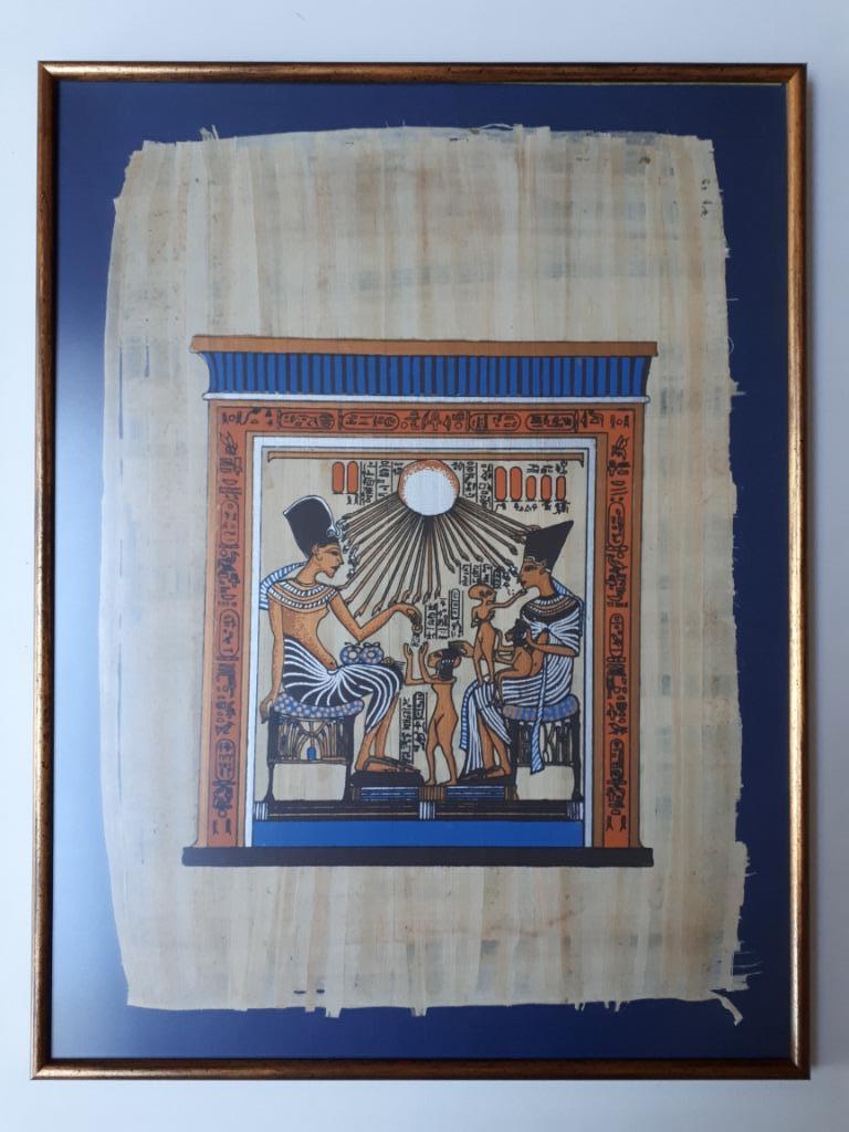 Papyrus - ingelijst, Ophalen