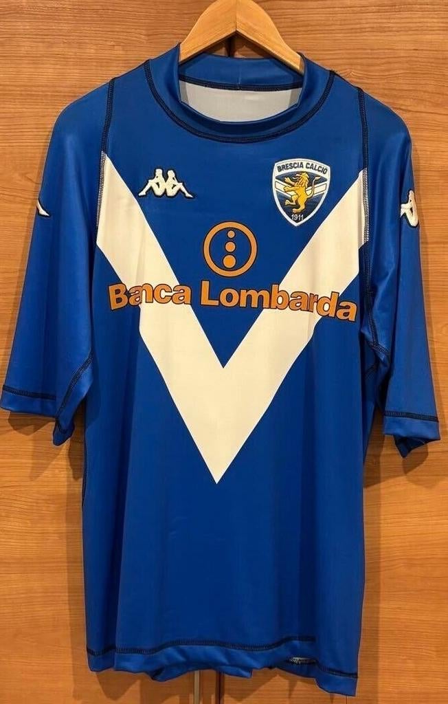 Brescia Roberto Baggio Voetbal Thuisshirt Origineel 2004, Enlèvement ou Envoi, Comme neuf