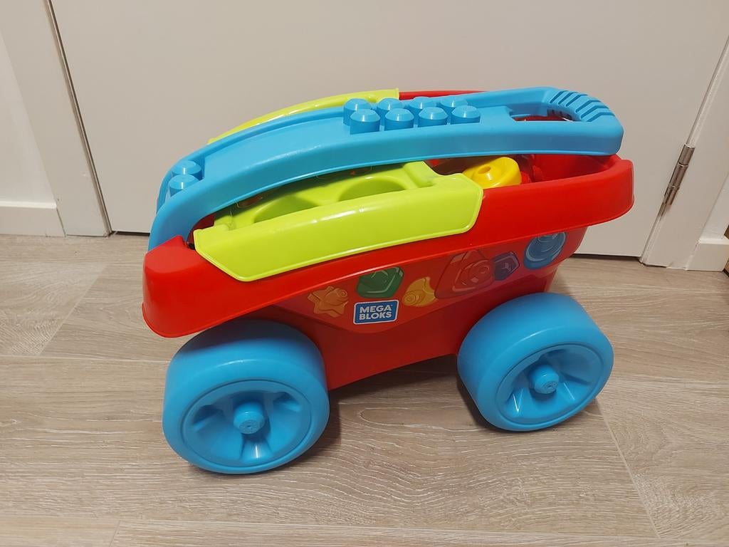 Mega bloks karretje met blokken, Kinderen en Baby's, Ophalen