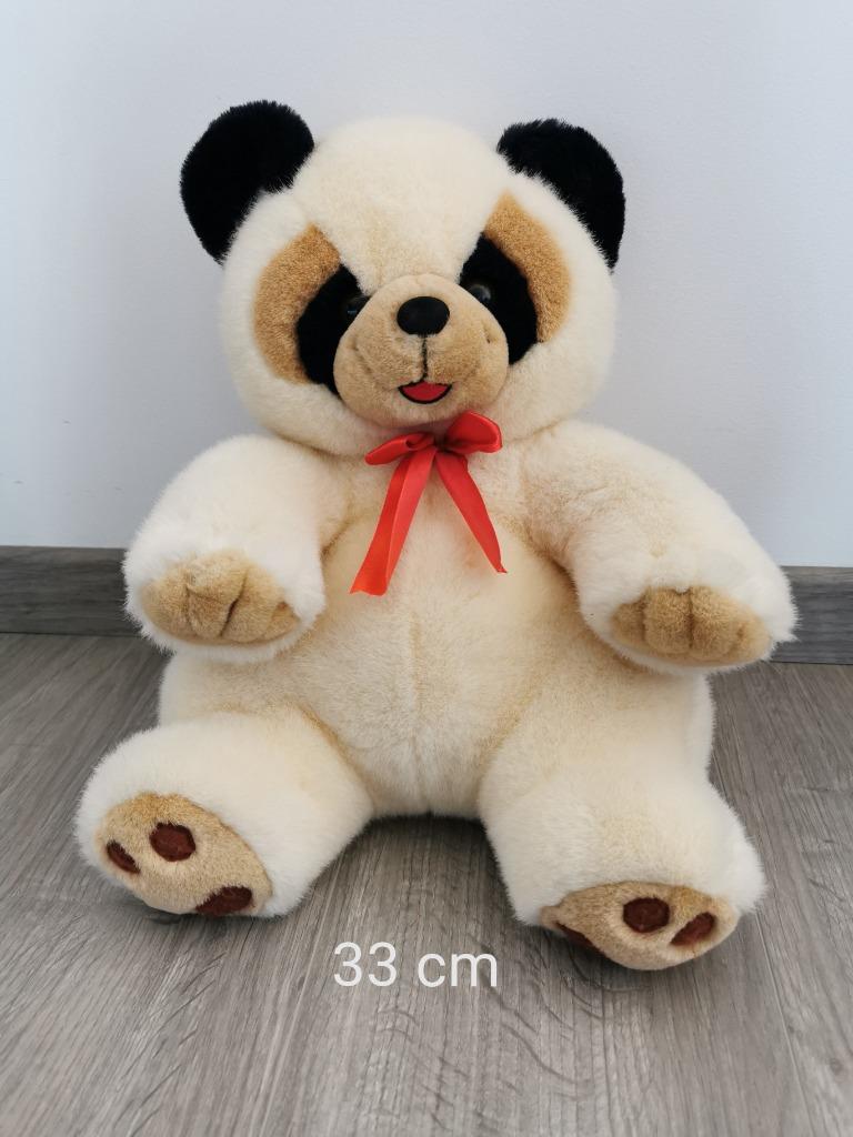 Pandabeer knuffel 33cm, Ophalen of Verzenden, Zo goed als nieuw, Beer