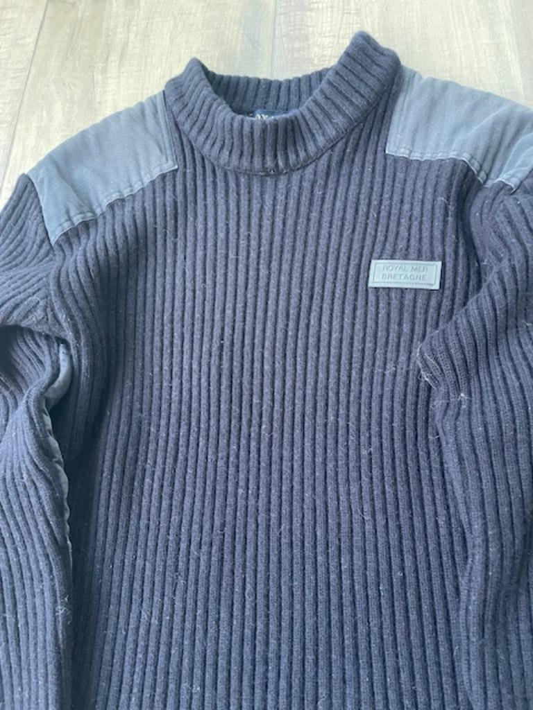 Herentrui blauw Royal Mer Bretagne  Als nieuw Large, Enlèvement ou Envoi, Royal Mer, Bleu, Taille 52/54 (L)