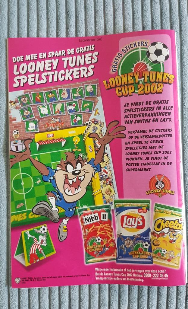Looney Tunes Cup 2002 advertentie, verzamel item., Verzamelen, Flippo's, Verzenden, Looney Tunes, Overige typen