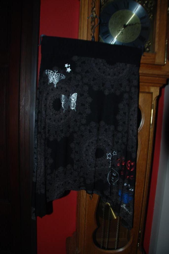 Donkergrijze asymmetrische rok „Désigual” maat XL als NIEUW, Kleding | Dames, Rokken, Maat 46/48 (XL) of groter, Ophalen of Verzenden