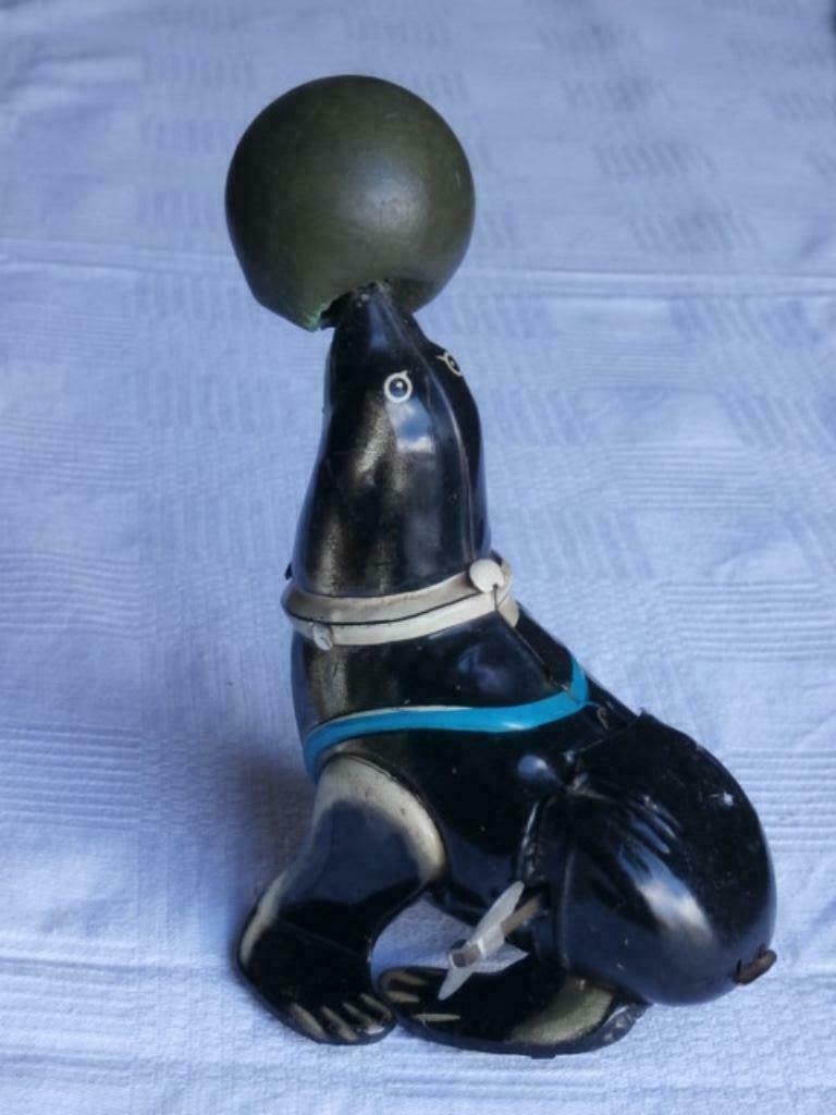 Zeehond met bal, Ophalen of Verzenden