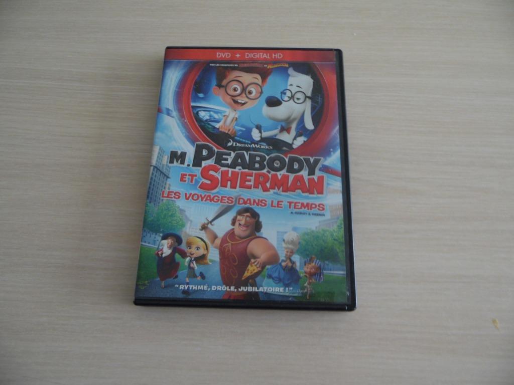 M. PEABODY ET SHERMAN, CD & DVD, DVD | Films d'animation & Dessins animés, Comme neuf, Américain, Tous les âges, Enlèvement ou Envoi