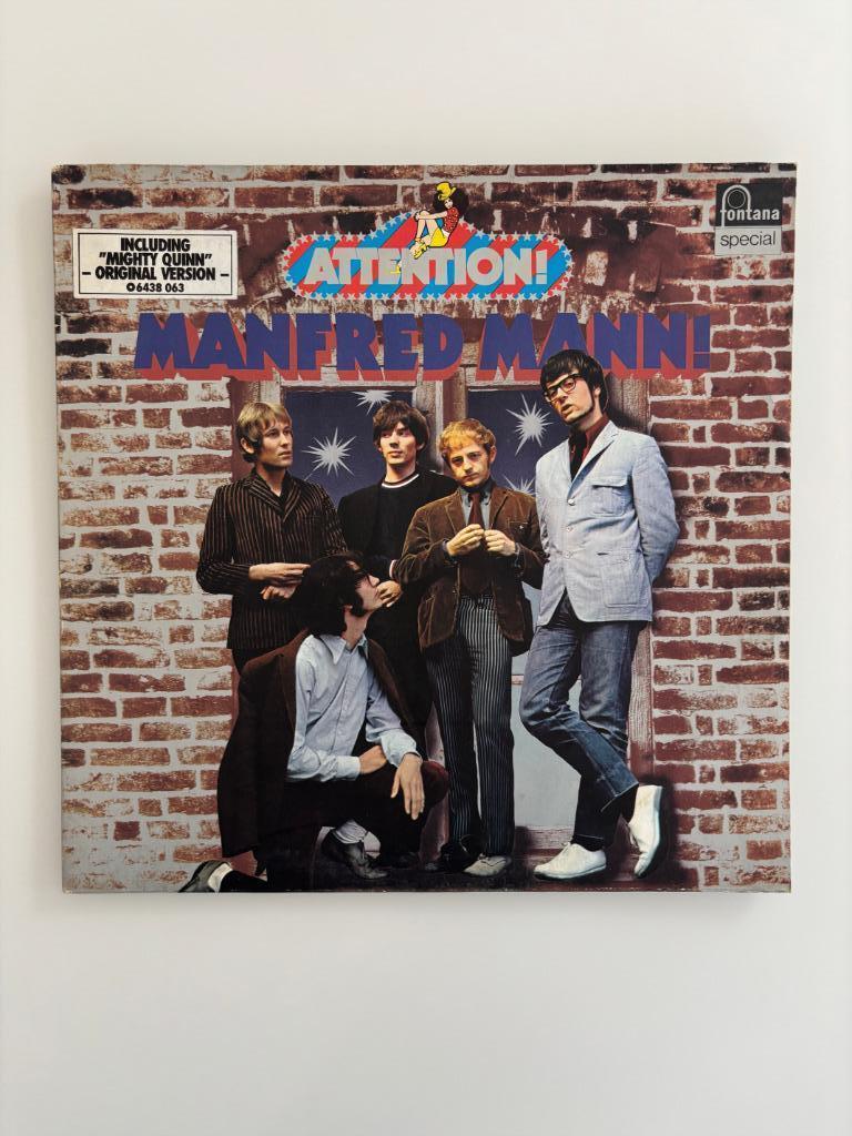Manfred Mann — Attention ! Manfred Mann ! 1973, Enlèvement ou Envoi, Comme neuf, 12 pouces, Pop rock