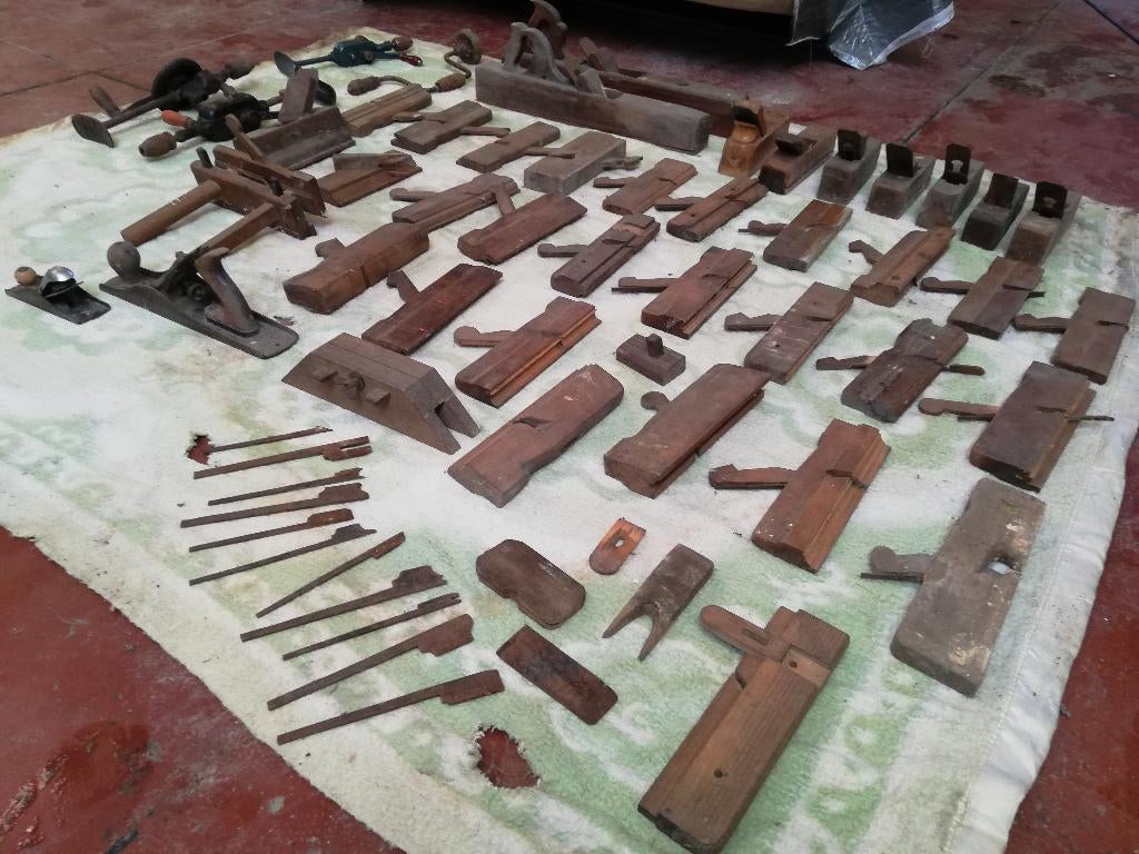 oude houten vliegtuigen, Ophalen