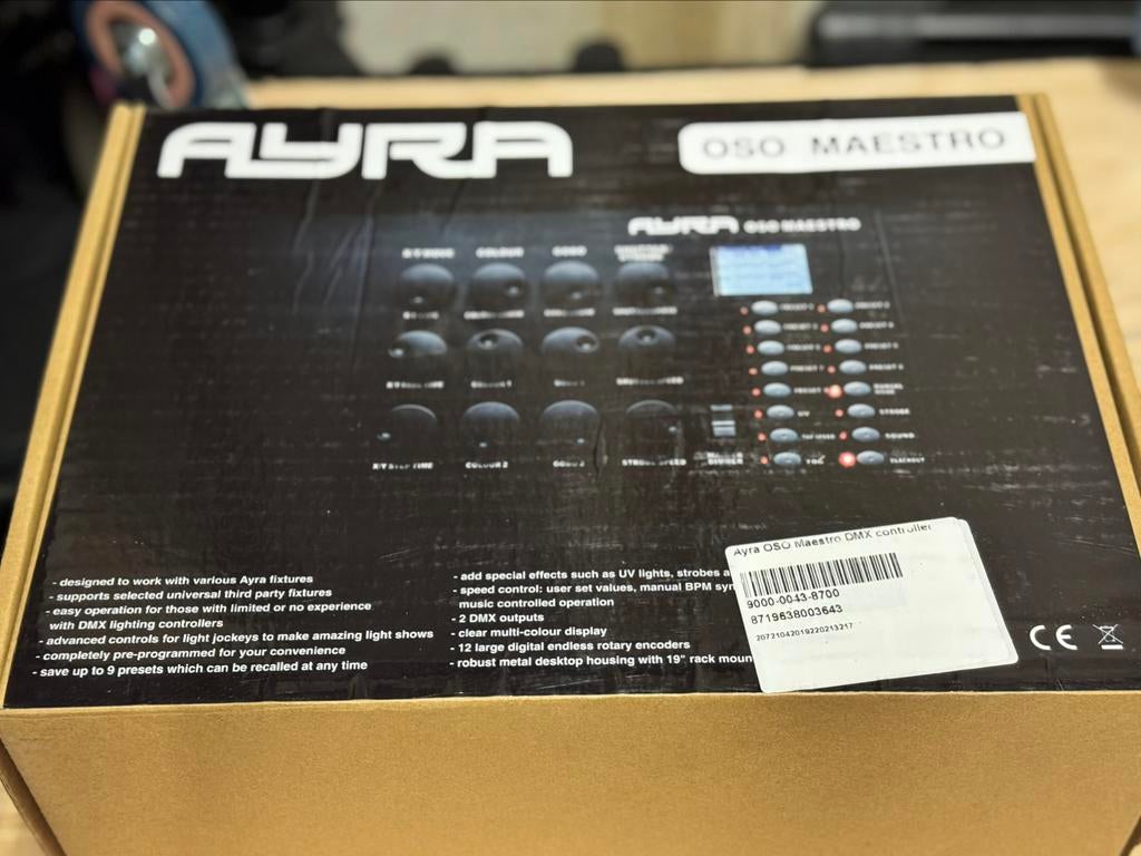 Ayra OSO Maestro DMX controller ., Muziek en Instrumenten, Midi-apparatuur, Ophalen, Zo goed als nieuw