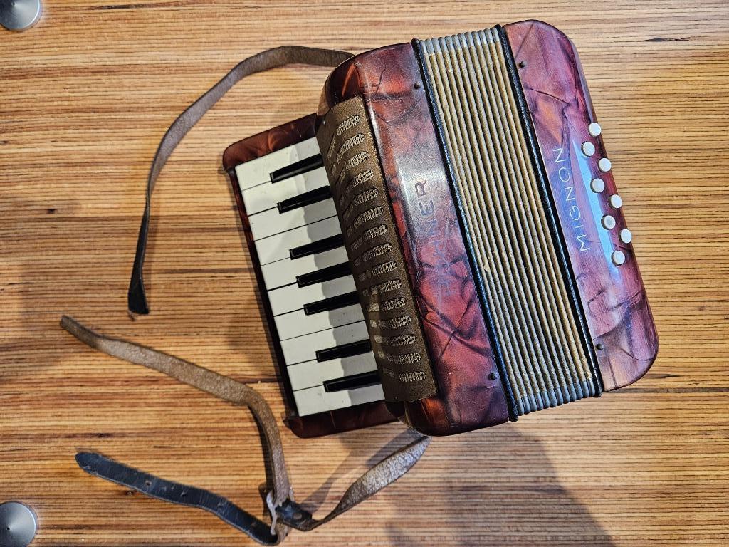 ACORDEON HOHNER MINI, Enlèvement ou Envoi, Avec bretelles, Utilisé, Hohner