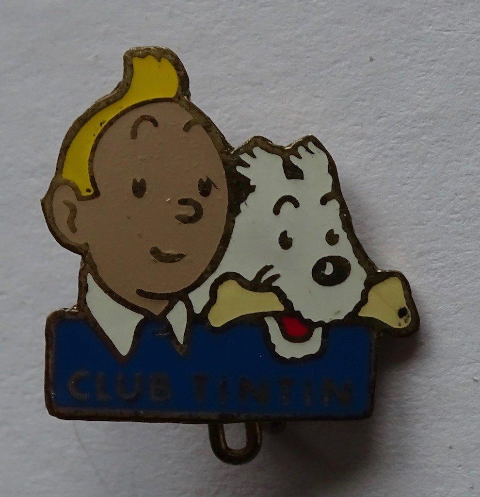 Club Tintin épinglette de sécurité, Collections, Broches, Pins & Badges, Enlèvement, Comme neuf