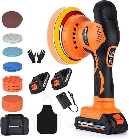 Polisseuse à batterie Protmex | LIVRAISON GRATUITE, Neuf, PROMTEX, -, -