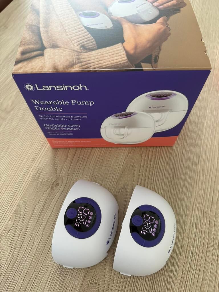 Lansinoh dubbele handsfree kolf, Ophalen, Zo goed als nieuw