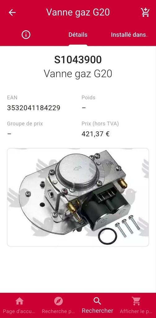 Vanne Gaz G20 Bulex Thermomax neuve., Collections, Collections Autre, Neuf, Enlèvement ou Envoi