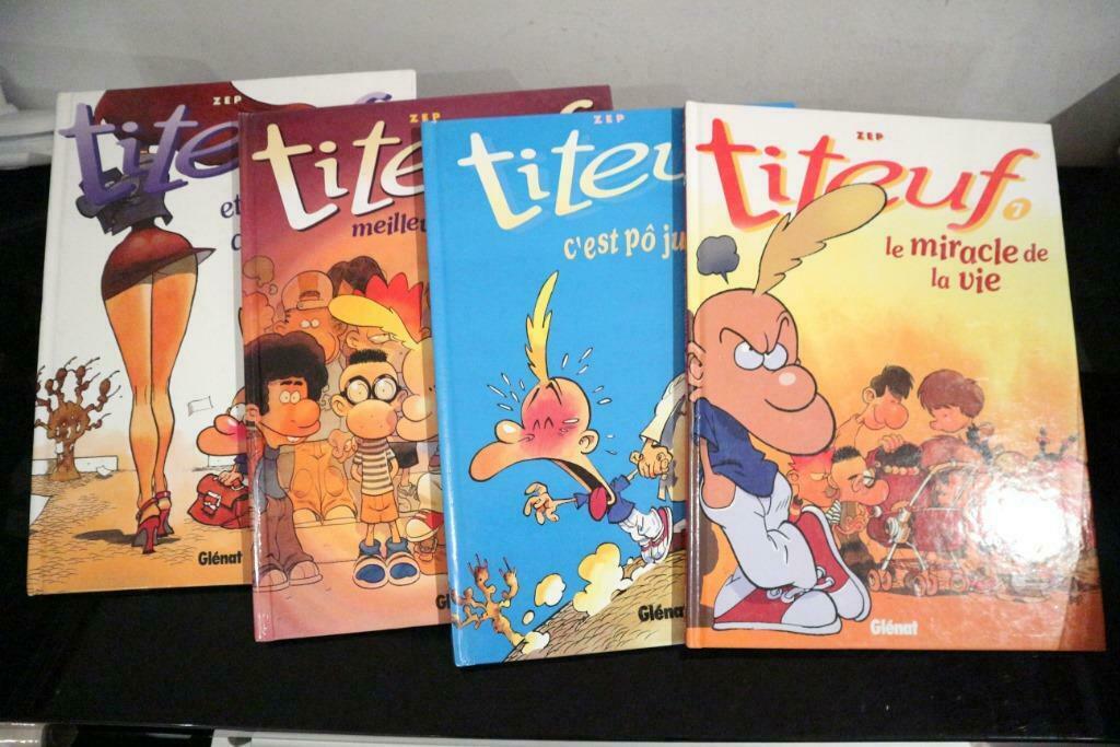 1lot de 4 "Titeuf", Livres, BD, Plusieurs BD, Envoi, Comme neuf