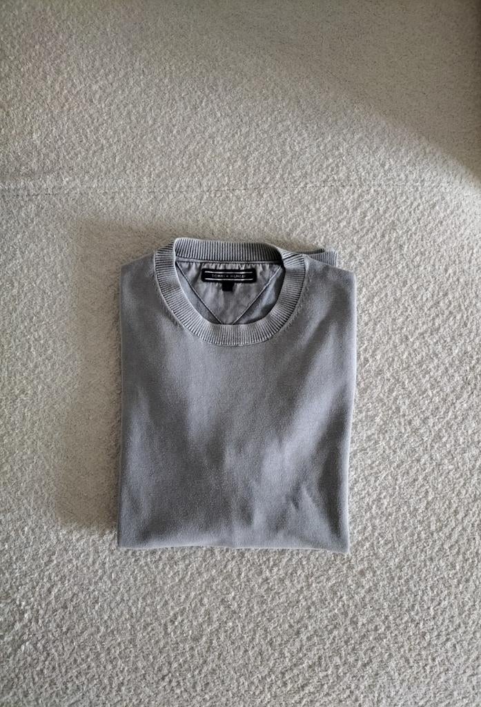 pull gris taille S de Tommy Hilfiger, Enlèvement ou Envoi, Taille 46 (S) ou plus petite, Gris, Tommy hilfiger