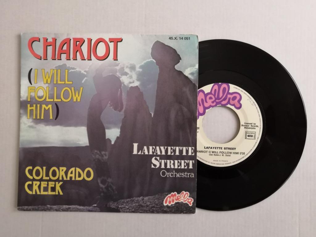 LAFAYETTE STREET ORCHESTRA - Chariot (I will follow him) 45t, Enlèvement ou Envoi, Single, Utilisé, Pop