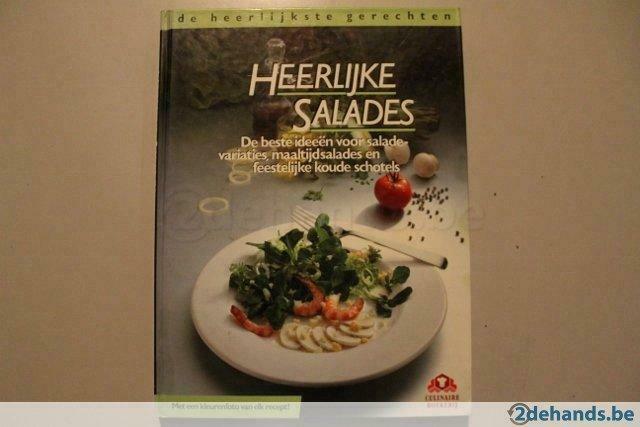 heerlijke salades  (de heerlijkste gerechten), Enlèvement ou Envoi, Utilisé, Cuisine saine